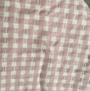 SEERSUKER CUADROS MALVA-ROSA